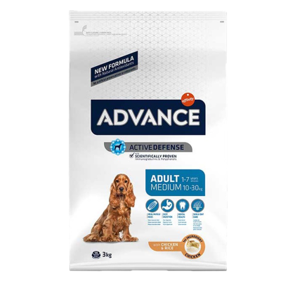 Advance Мedium Аdult пилешка храна за куче 1кг