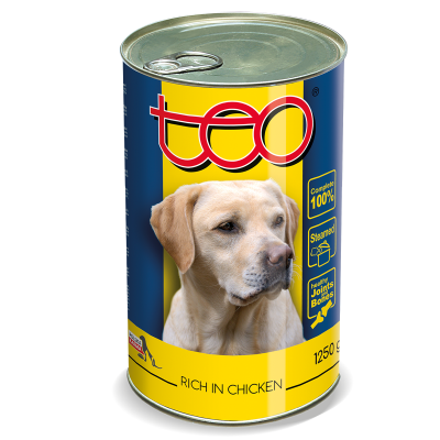 Тео конзерва за куче пилешка 1250гр