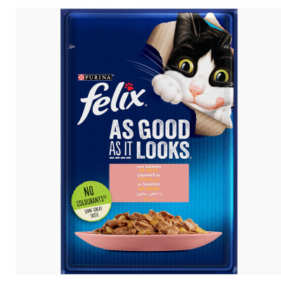 Felix Cat Salmon течна храна за маче 85гр