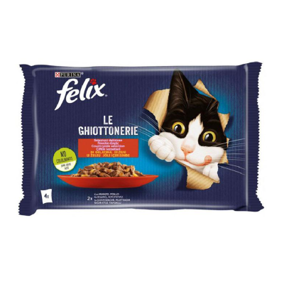 Felix Adult Cat течна храна за маче 4х85гр