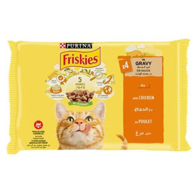 Friskies Adult Cat течна храна за маче 4х85гр