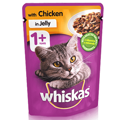 Whiskas Adult Chicken течна храна за маче 100гр