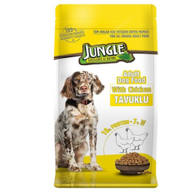 Jungle Adult dog Пилешко Храна за Куче Вреќа (15 кг)