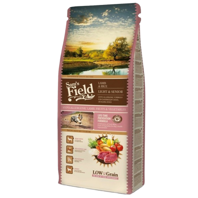 Sams's Field Light&Senior Lamb&Rice Храна За Куче (13кг)