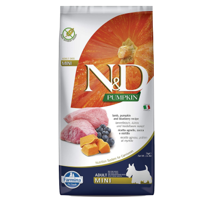N&D Mini Adult Јагне и Тиква Храна За Куче ( 7кг )