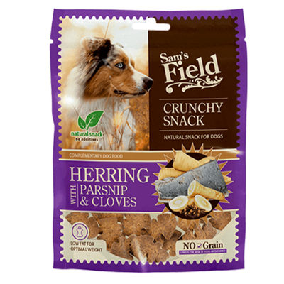Sam’s Field Grain Free Crunchy Cracker Herring,Parsnip & Cloves 200 gr
