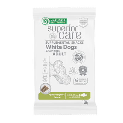 SuperiorCare White Dogs Hypoallergenic Dental White Fish 110 gr