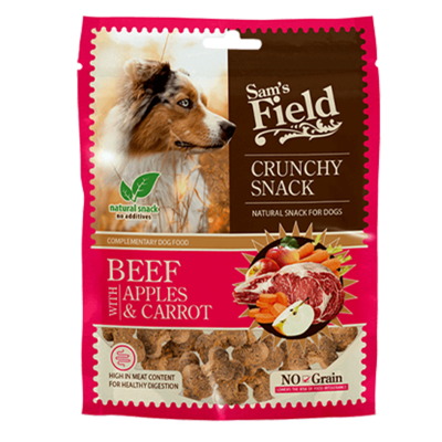 Sam's Field Grain Free Crunchy Cracker Beef With Apples & Carrot 200 gr