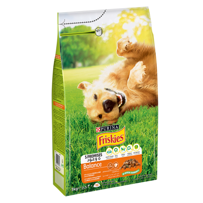 Friskies Adult Balance храна за куче Пилешка 1 кг