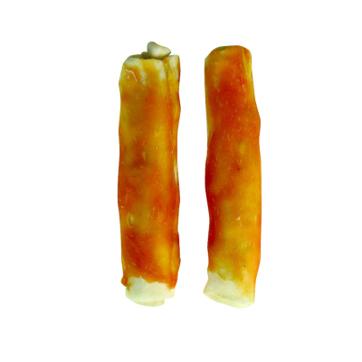 Beef skin roll coated with chicken 15 cm-80g/Говедска кожа вртена со пилешко месо 15 цм-80г