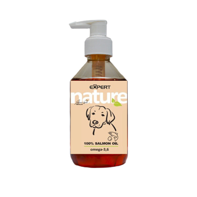 100% Natural salmon oil 250 ml/ Лососово масло 100% природно 250 мл