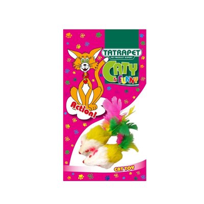 584.23 ИГРАЧКА ЗА МАЧКА ГЛУВЧЕ 6-10цм/2пар