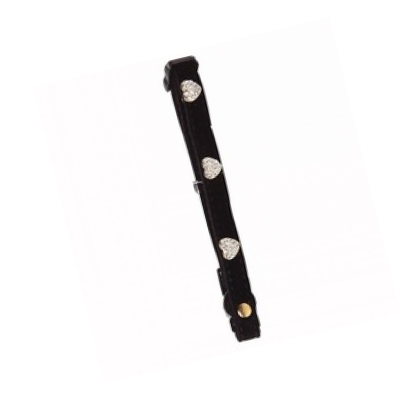 28012 Огрлица за маче црна 30цм