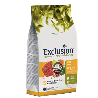 Exclusion Medium Adult Говедско Храна За Куче 1 кг