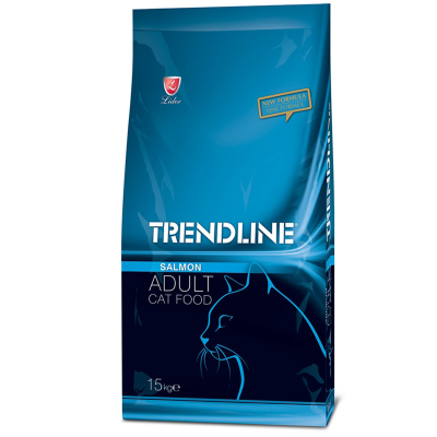 Trendline Salmon Adult Cat храна за маче 15 кг