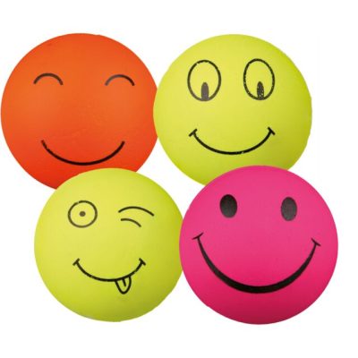 Смајли топка, пливачка, пена гума, ø 6см
