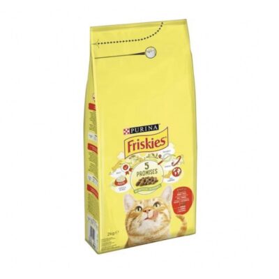 Friskies Cat храна за маче со говедско месо 10 кг