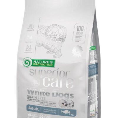 Dog Food Nature’S Protection Adult (Small & Mini) Храна за бели кучиња Бела Риба и Ракчиња 17 кг